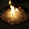60" Granite Top / Stucco Base Custom Fire Pit by Leisure Select