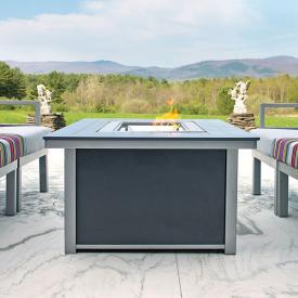 Rectangular Fire Table by Telescope Casual