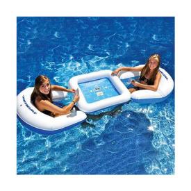 Inflatable Game Station Set with Waterproof Cards by Swimline