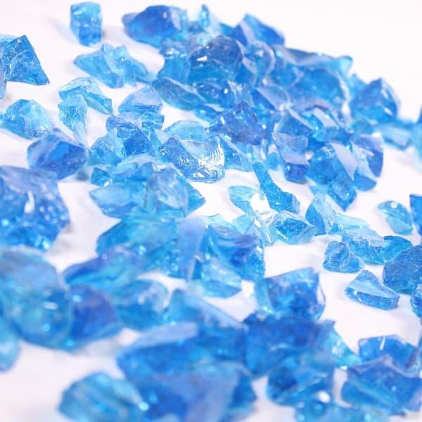 Aqua Blue Fire Glass by Dagan Industries