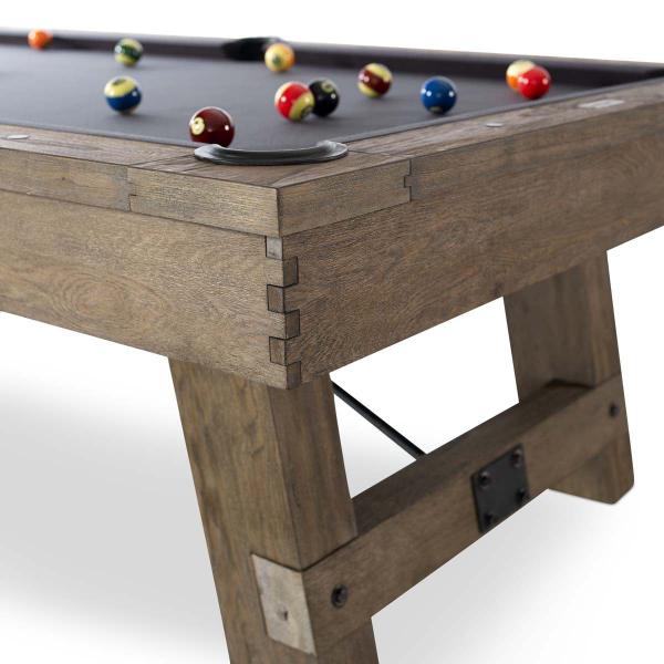 plank and hide 8' isaac pool table